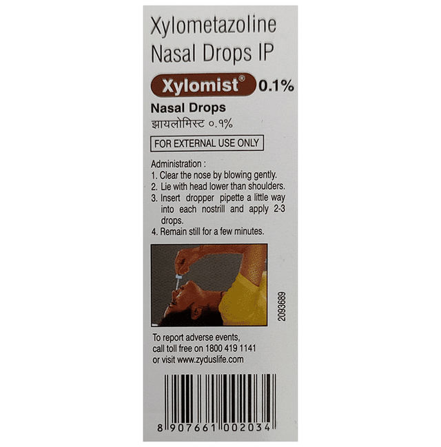 Xylomist 0.1% Nasal Drops