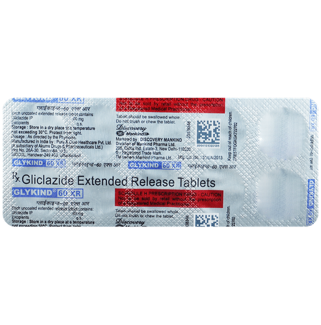Glykind 60 XR Tablet