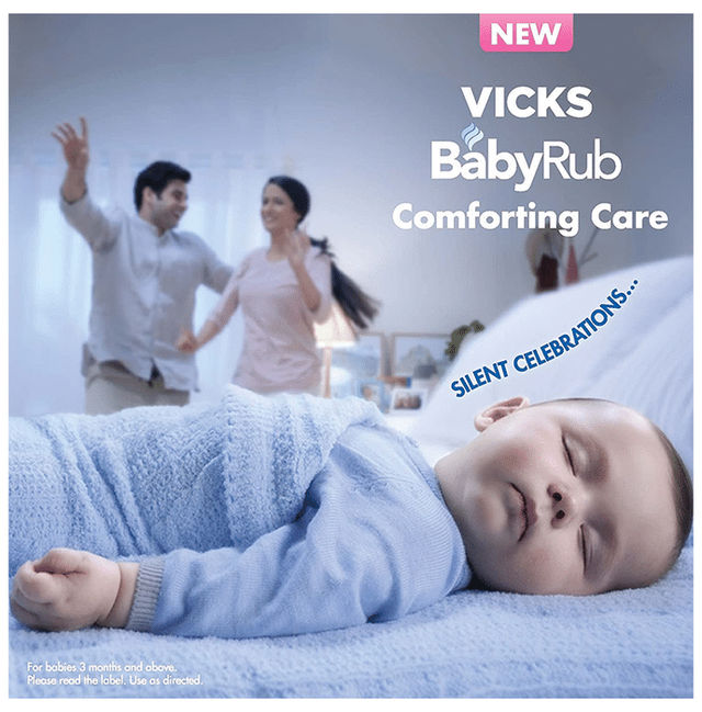 Vicks BabyRub Balm Baby For Kids | 3+ months