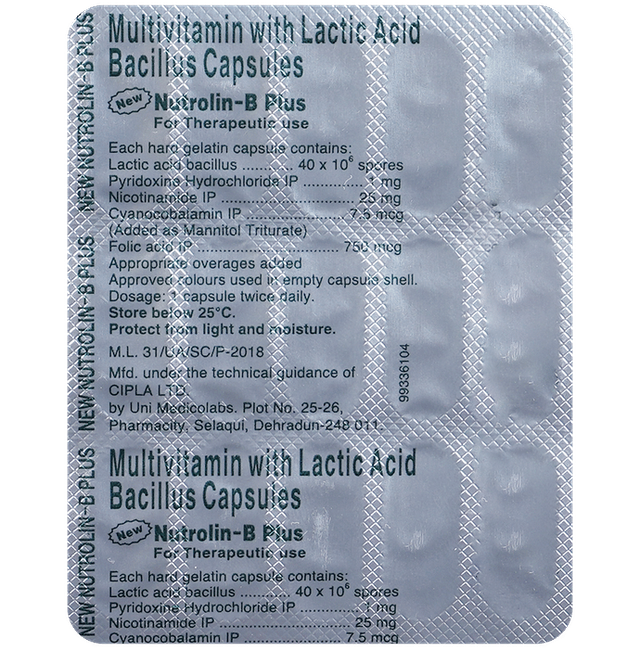 New Nutrolin B Plus Capsule 15