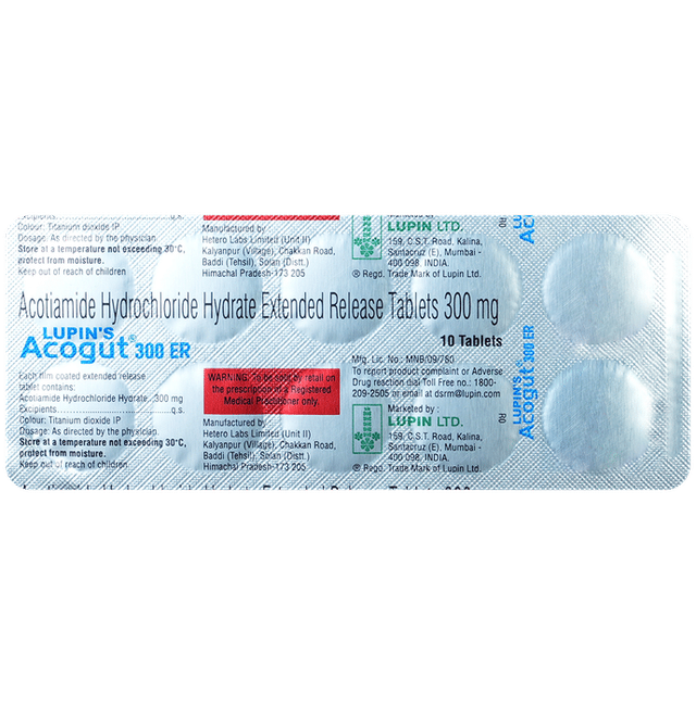 Acogut 300 Tablets ER