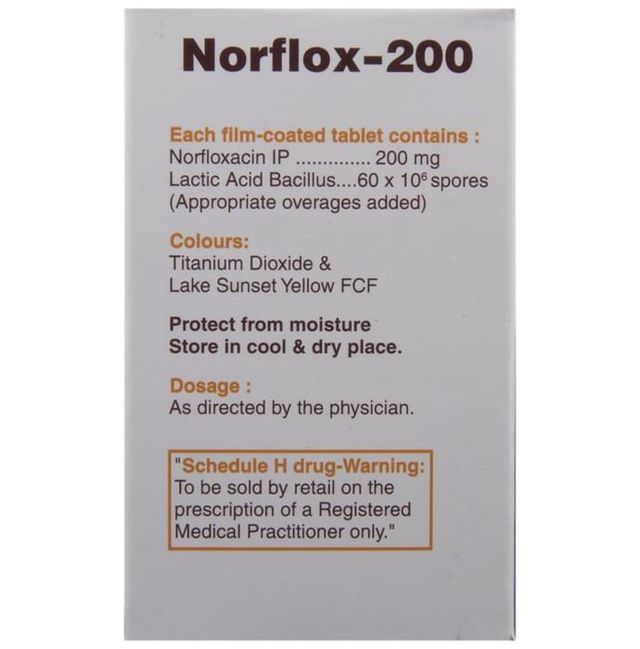 Norflox 200 Tablet