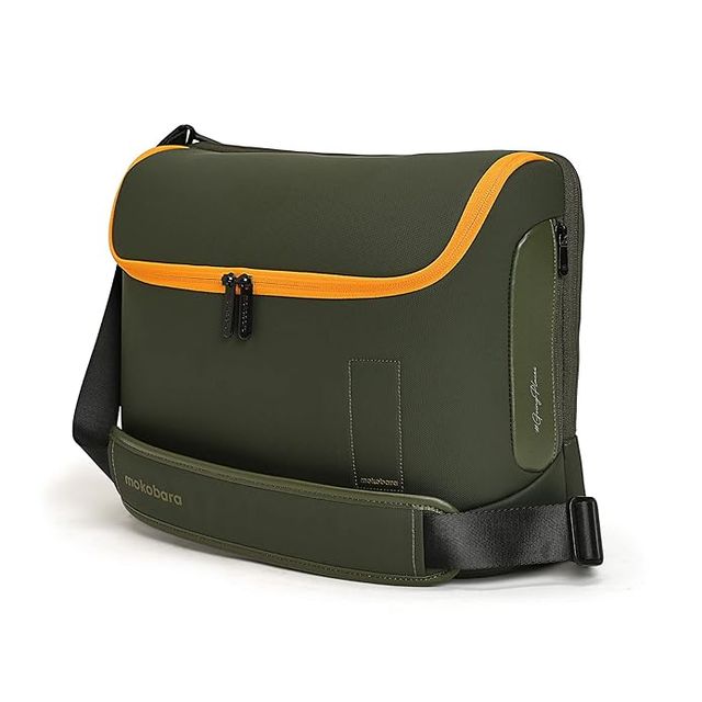 Mokobara Unisex Nylon and Vegan Leather 15 L Briefcase | Homegrown Sunray
