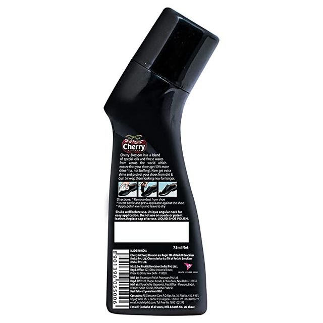 Cherry Blossom Black Shoe Polish Liquid Shoe Shiner