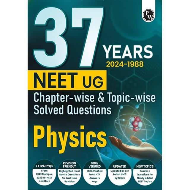 37 Yrs NEET Physics - Previous Year Solved Question Papers & Chapterwise Solutions For 2025