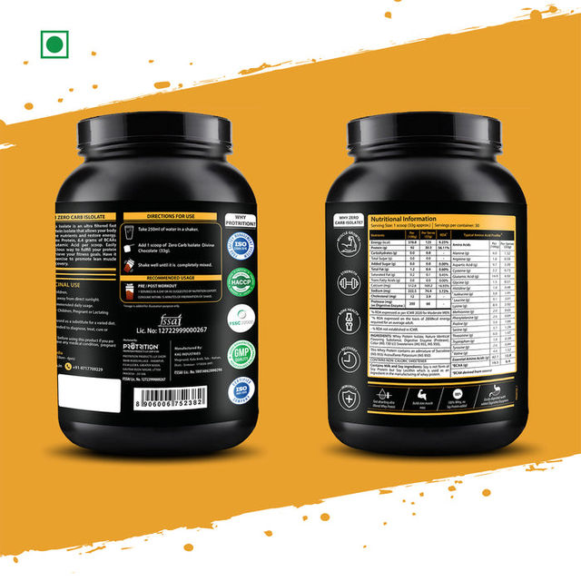 Protrition Zero Carb Isolate, Divine Chocolate