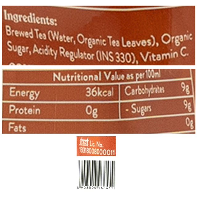 Brewhouse Tea Brewing Co. Organic Classic Peach Ice Tea