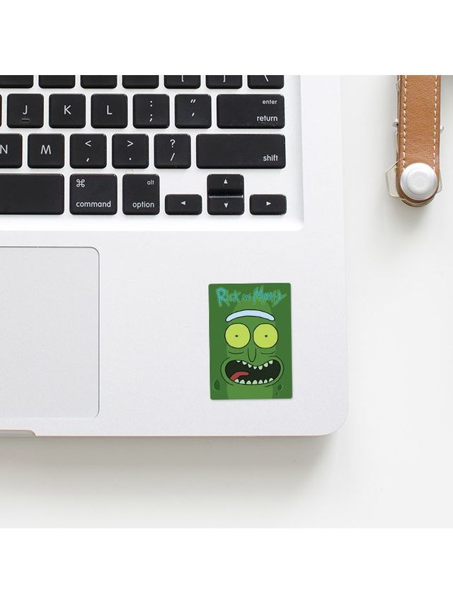 House of Festivals Pickle Rick Face - Rick and Morty Official Sticker