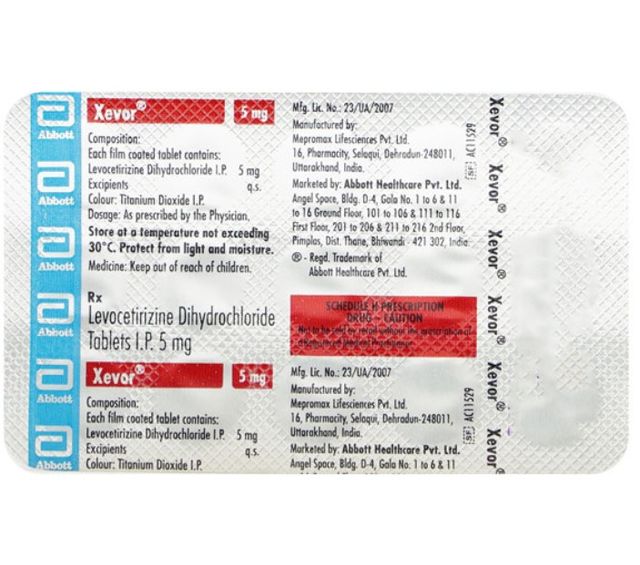 Xevor 5mg Tablet