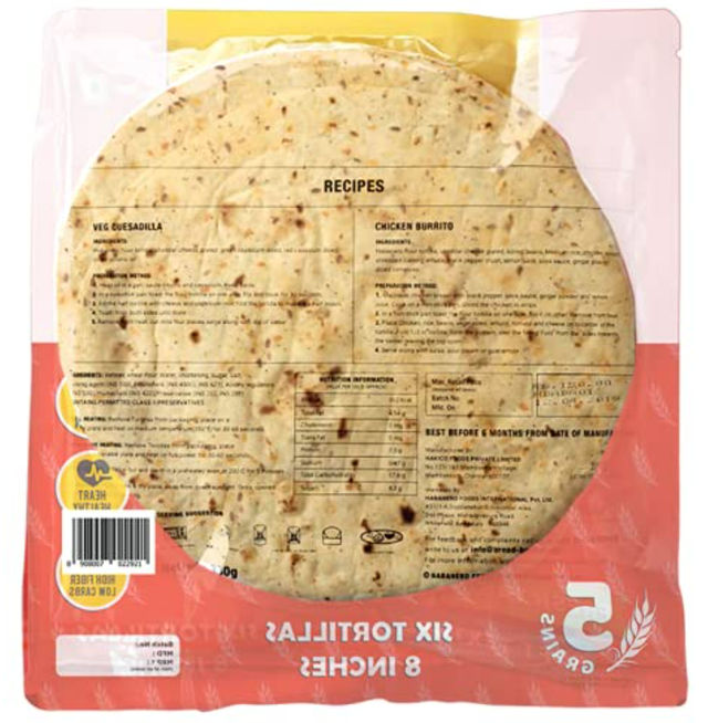 Habanero Multigrain Tortilla Wrap(330gms) & Habanero Creamy Pasta Sauce(350gms) Combo