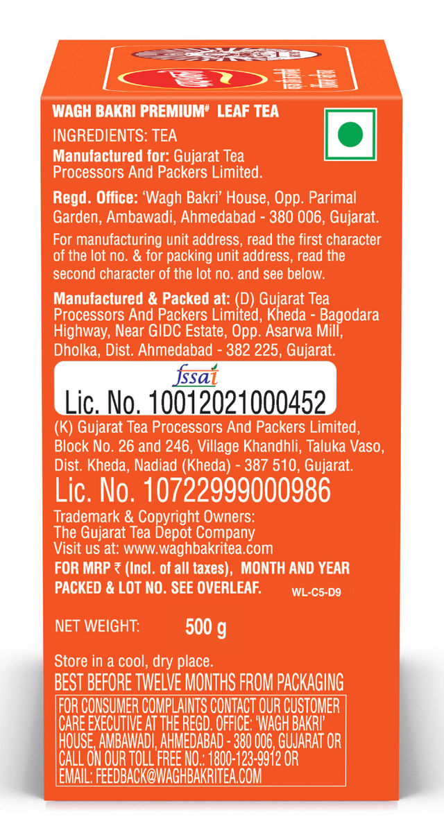 Wagh Bakri Premium Natural Tea