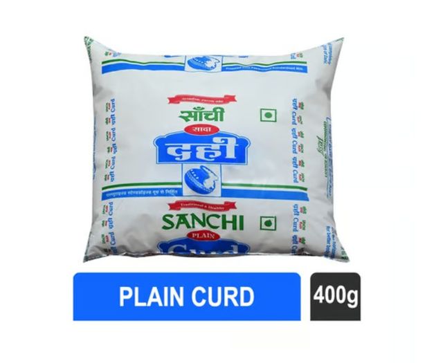 Sanchi Plain Curd Pouch