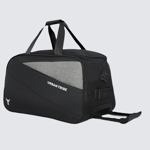 Urban Tribe Unisex Polyester 60 L Telescopic Duffle Trolley Bag