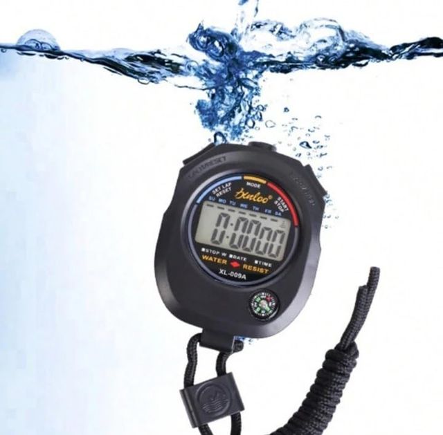 Vector X Unisex Plastic Chrono Watch | Black