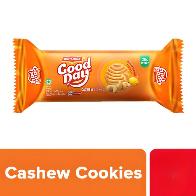Britannia Good Day Cashew Cookies(100gms) & Bingo! Chilli Sprinkled Potato Chips(45gms) Combo