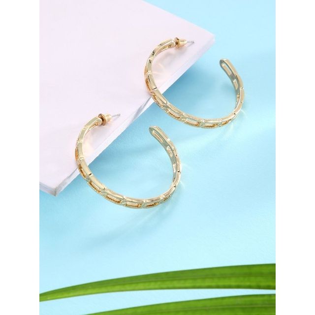 JustPeachy Women's Earrings - Gold | Onesize | LPSS21-128