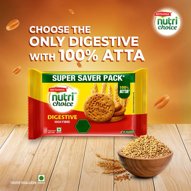 Britannia Nutrichoice Digestive High-Fibre Biscuits