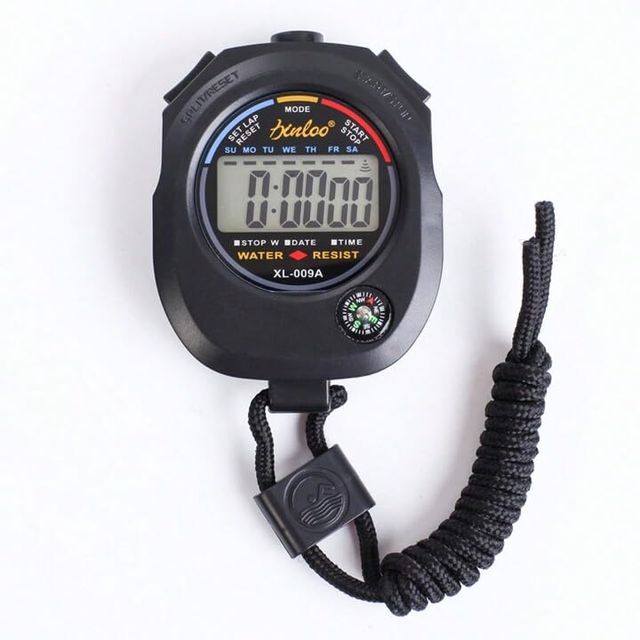 Vector X Unisex Plastic Chrono Watch | Black