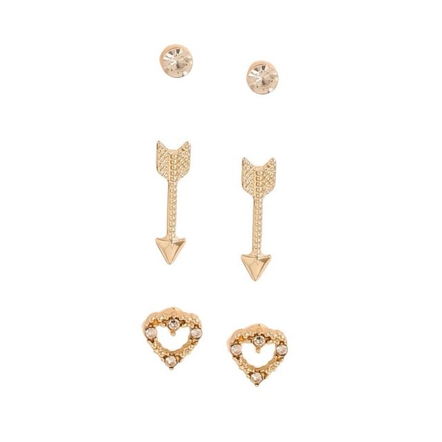 JustPeachy Women's Earrings - Gold | LPSS21-57