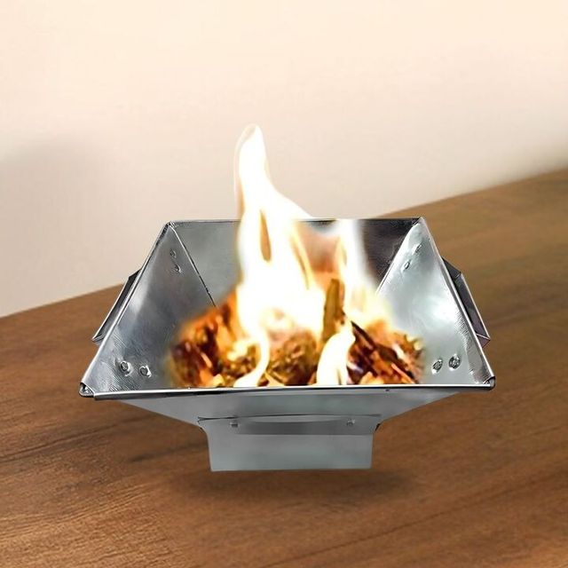 Divine Vibes Hawan Kund - Silver | Small Size (8 x 8 x 4.5 in)
