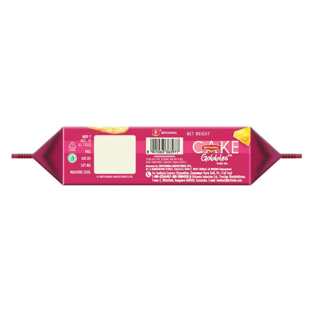 Britannia Gobbles Bar Cake - Fruity Fun