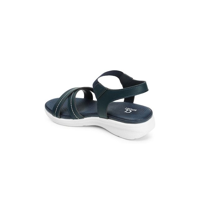 Carlton London Navy Blue Comfortable Women's Sandals | UK 6