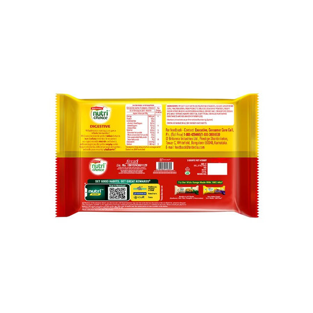 Britannia Nutrichoice Digestive High-Fibre Biscuits