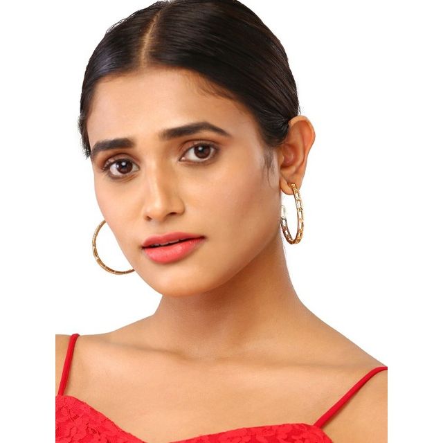 JustPeachy Women's Earrings - Gold | Onesize | LPSS21-128