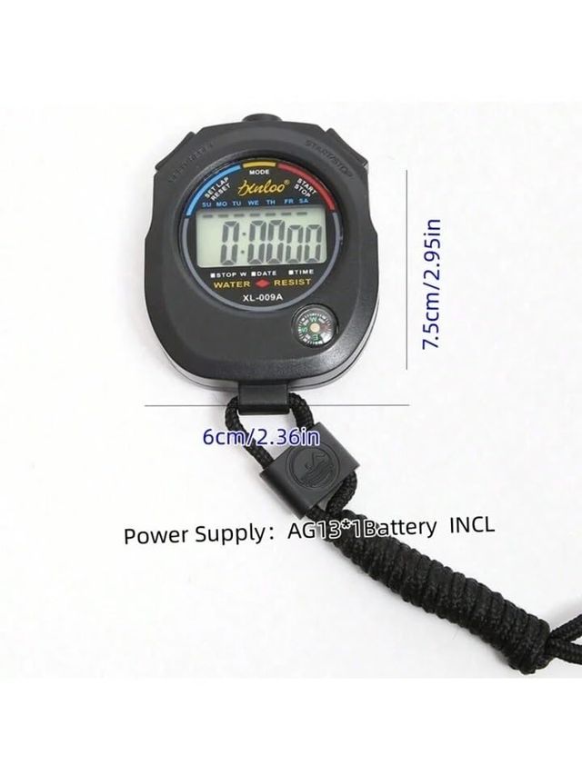 Vector X Unisex Plastic Chrono Watch | Black