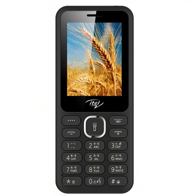 itel it5027 Slim Keypad Mobile | 2.4 inch Display | 1200mAh Battery | Type C Charging | Black