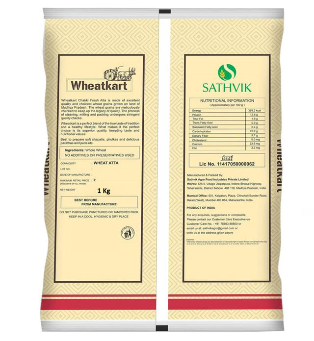 Wheatkart Chakki Fresh Atta