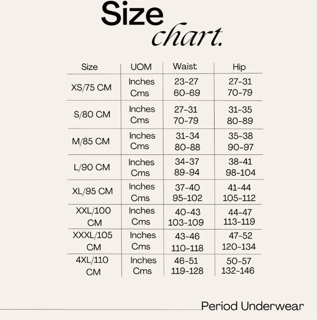 Fabpad Reusable High Waist Black Panties for Periods and Urine Leaks | Size | XL