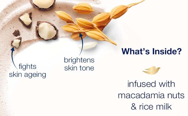 Buy Dove Exfoliating Body Polish Scrub Crushed Macadamia And Rice Milk For  Dry Skin at ₹524 | Instant Online Delivery | Zepto