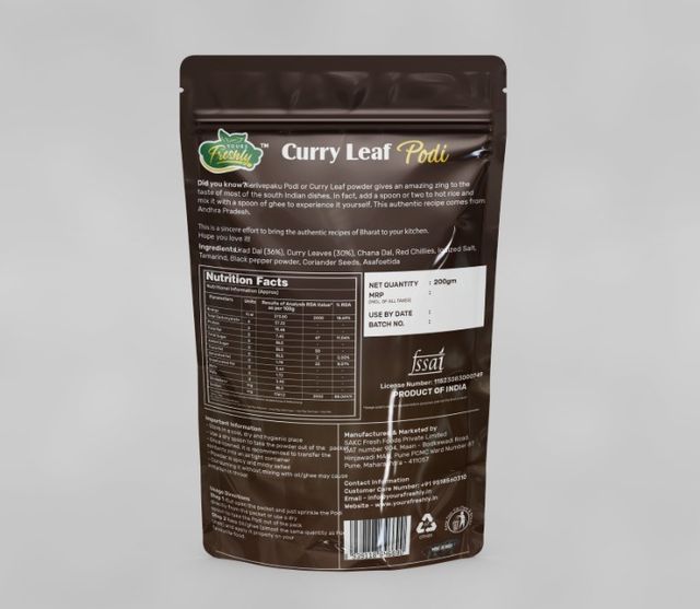 Yours Freshly Curry Leaf Podi
