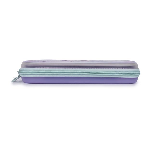 Qips Zip Closure Mermaid Printed Pencil Holder Case - 38100-D