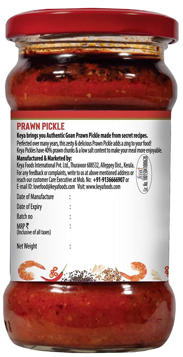 Keya Goan Prawn Pickle
