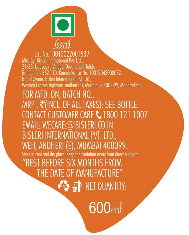 Bisleri Fonzo Mango Soft Drink