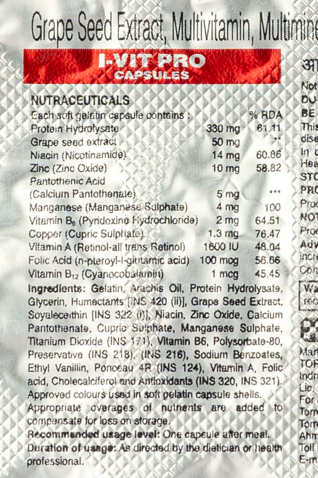 I Vit Pro Soft Gelatin Capsule