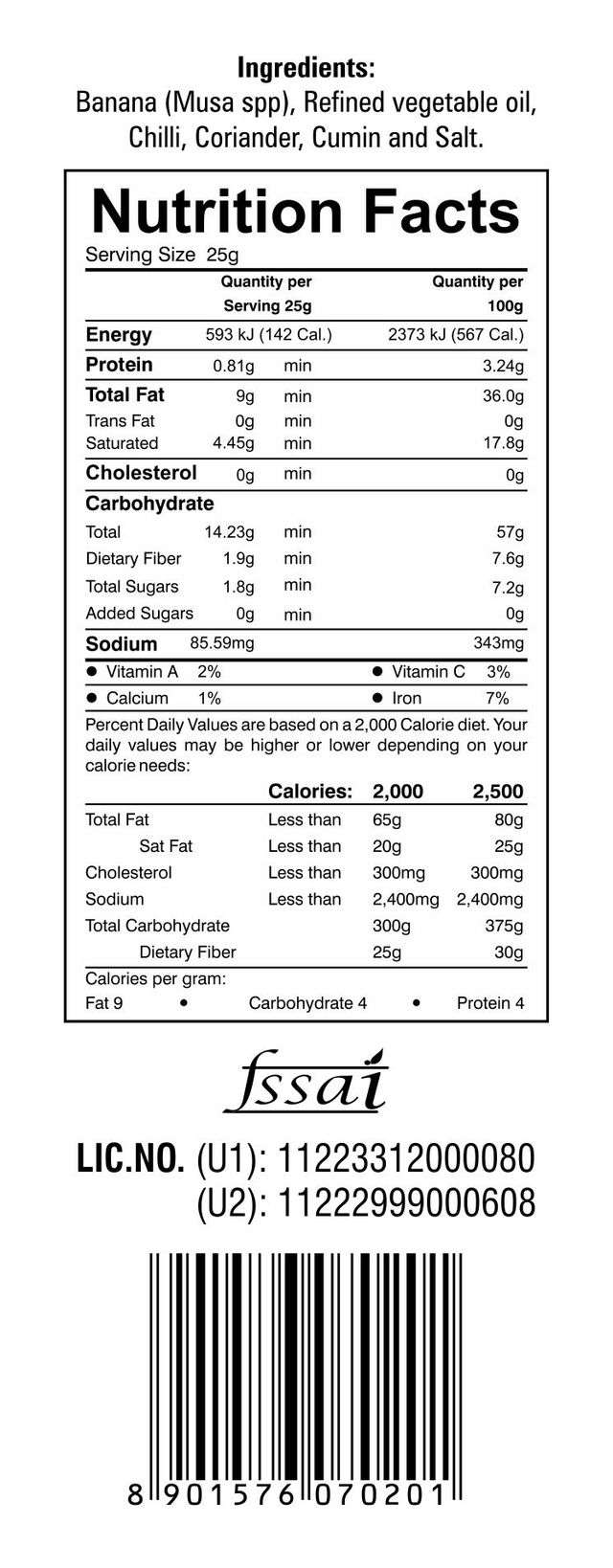 Modern Kitchens Banana Chips Spicy
