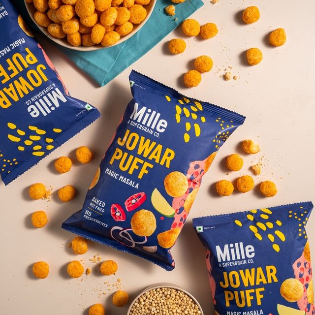Mille Jowar Puffs Magic Masala