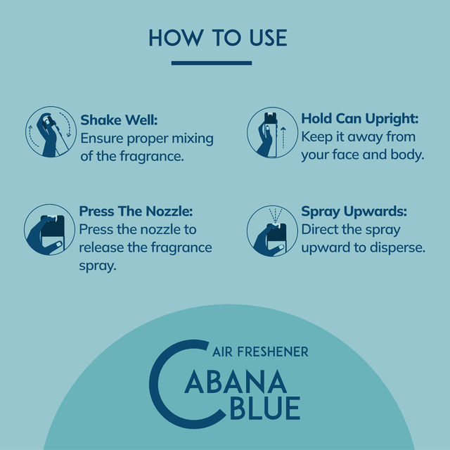 Aromahpure Cabana Blue Room Freshener