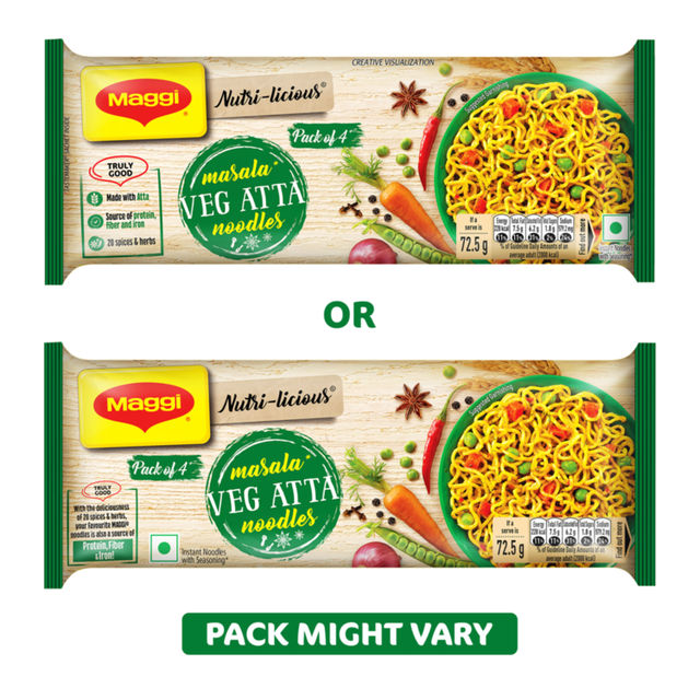 Maggi Nutri-Licious Masala Veg Atta Noodles