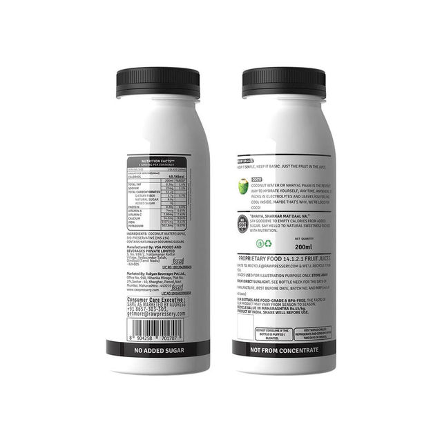 Raw Pressery Tender Coconut Water