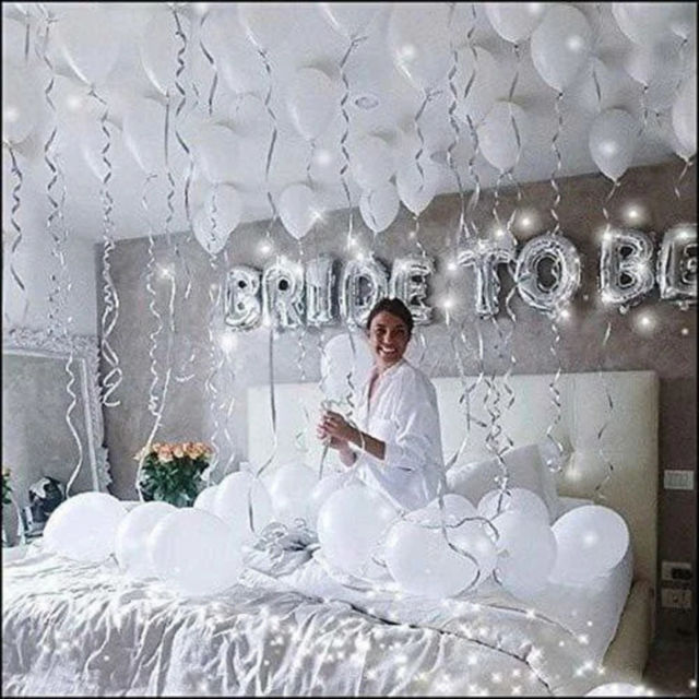 Let's Vybe Balloons White