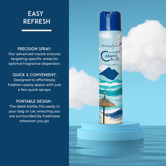 Aromahpure Cabana Blue Room Freshener