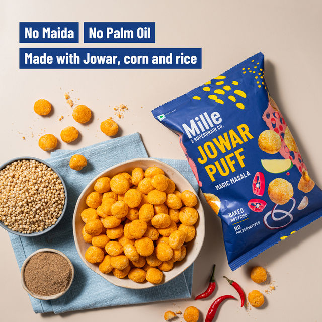 Mille Jowar Puffs Magic Masala