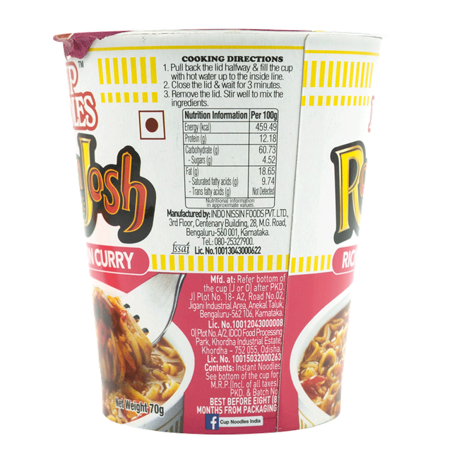 Nissin Cup Noodles Mutton Rogan Josh