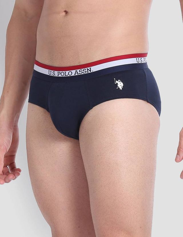 U.S. Polo Assn. | Underwear Pack of 3 | XL | Briefs | EB002 | Red, Navy And White