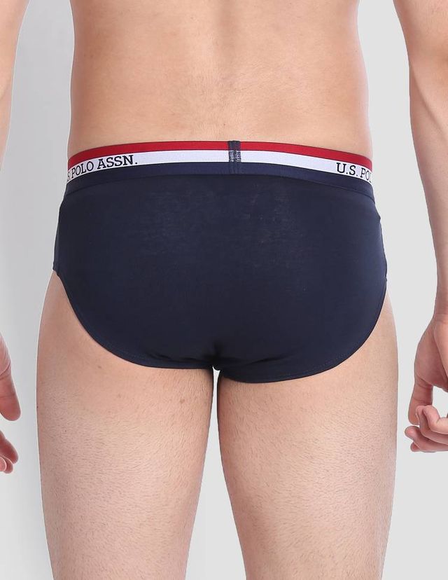 U.S. Polo Assn. | Underwear Pack of 3 | XL | Briefs | EB002 | Red, Navy And White