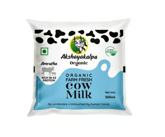 Akshayakalpa Amrutha - A2 Farm Fresh Organic Milk